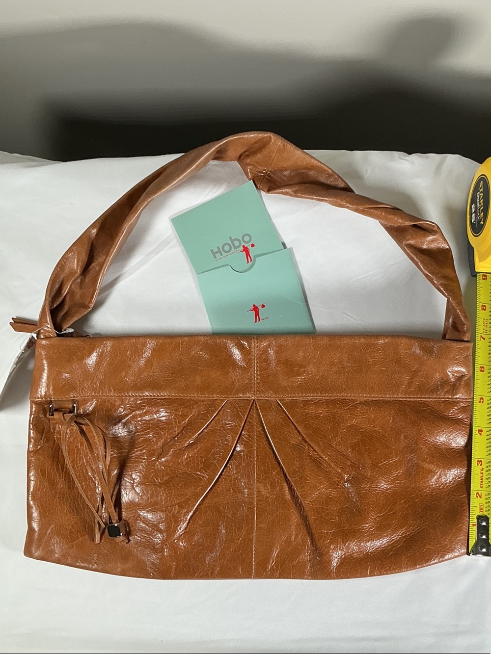 Hobo International NWT Cognac Leather Shoulder Bag | Slouchy Hobo Purse